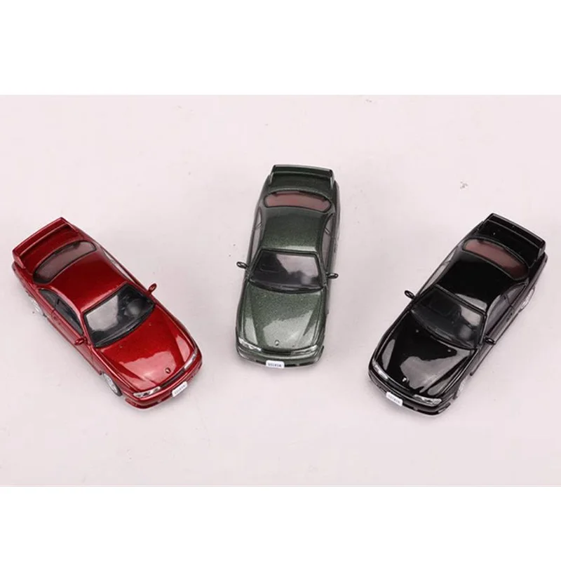 DM 1:64 Scale 1996 NISSAN SILVIA S14 Alloy Car Model Container Miniature Diecast Vehicle Souvenir Collection Gifts