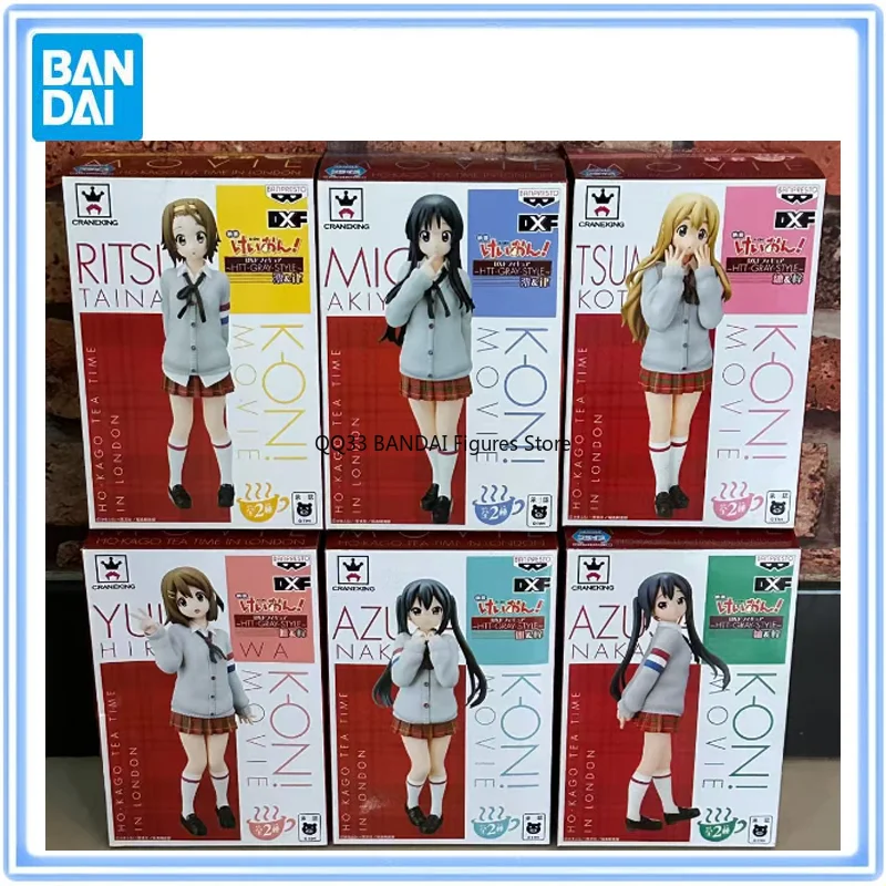 

Оригинальные фигурки DXF SQ K-ON! Рицу Тайнака, Цумуги Котобуки, Азуза Накано, Юи Хиразава, Мио Акияма в лондонском стиле.