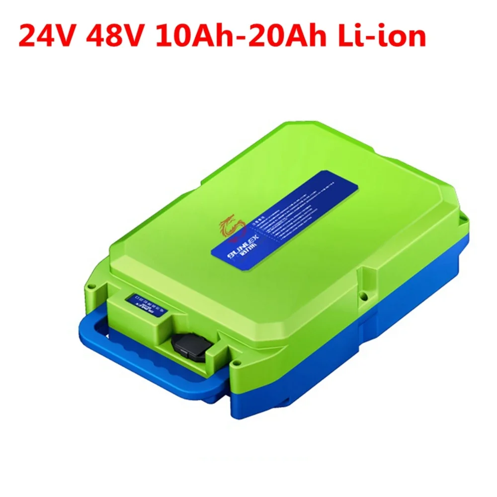 24V 48V 10Ah-30Ah lithium battery driving electric car modified bicycle bag lawn mower universal battery+2A Charger