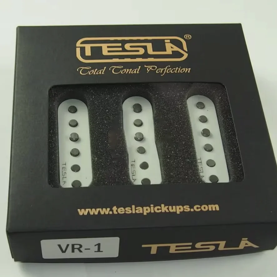 South Korean TESLA VR-1 single row open pickup white triple open pickup electric guitar pickup