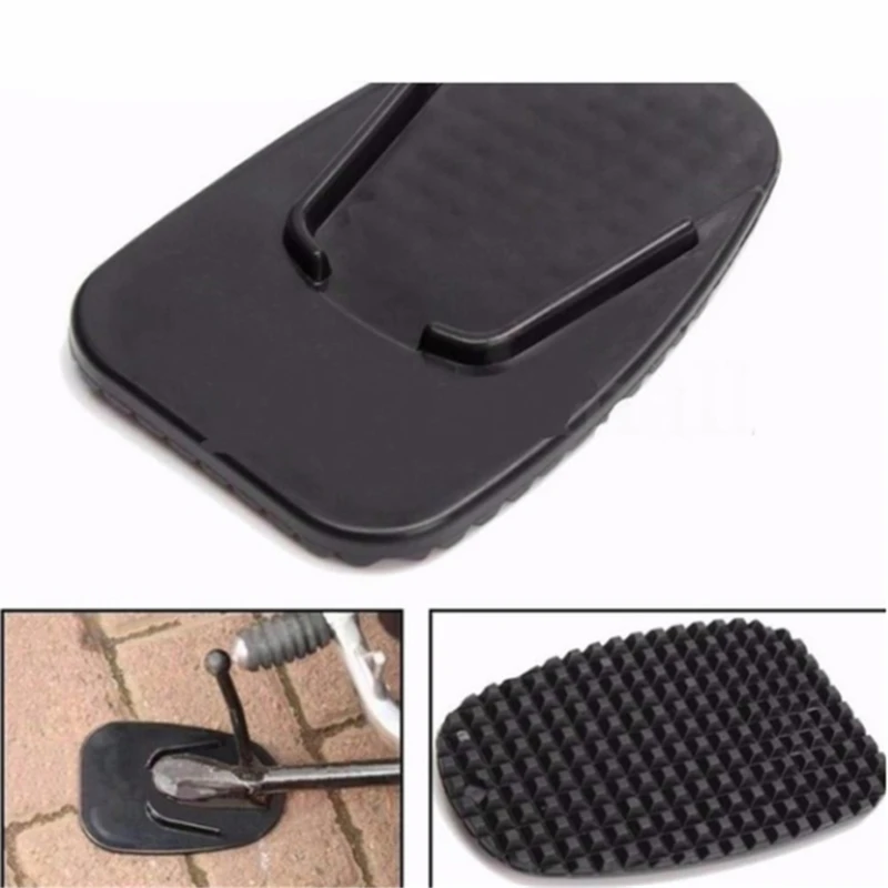 Universal Motorcycle Foot Pads Side Bracket Support Pads Side Stand Extension Foot Pad Monopod Support Pads Motorbike