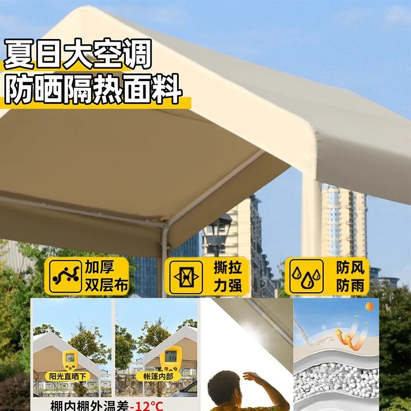 Internet celebrity camping tent stall tent four feet exhibition 3x3 meters canopy night market four