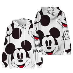 Sweet Y2k Hoodies Minnie Disney Hoodie Mickey Mouse Women Sweatshirt Kids Boys Girls Harajuku Streetwear Clothes