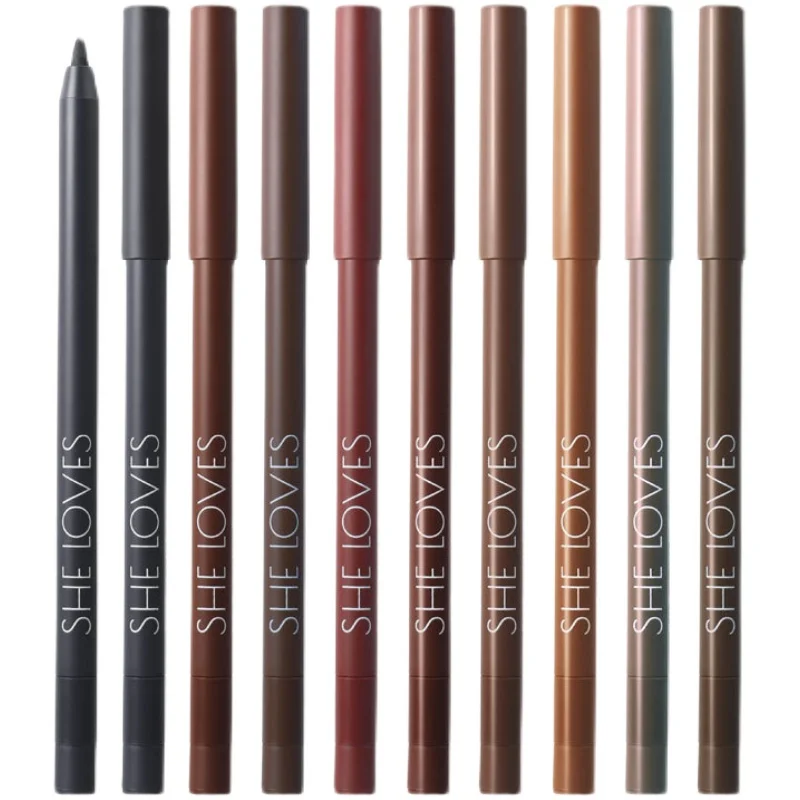 

~Natural eyeliner pen with pencil sharpener, long-lasting waterproof and non-smudging aegyo sal eyeshadow dual-purpose