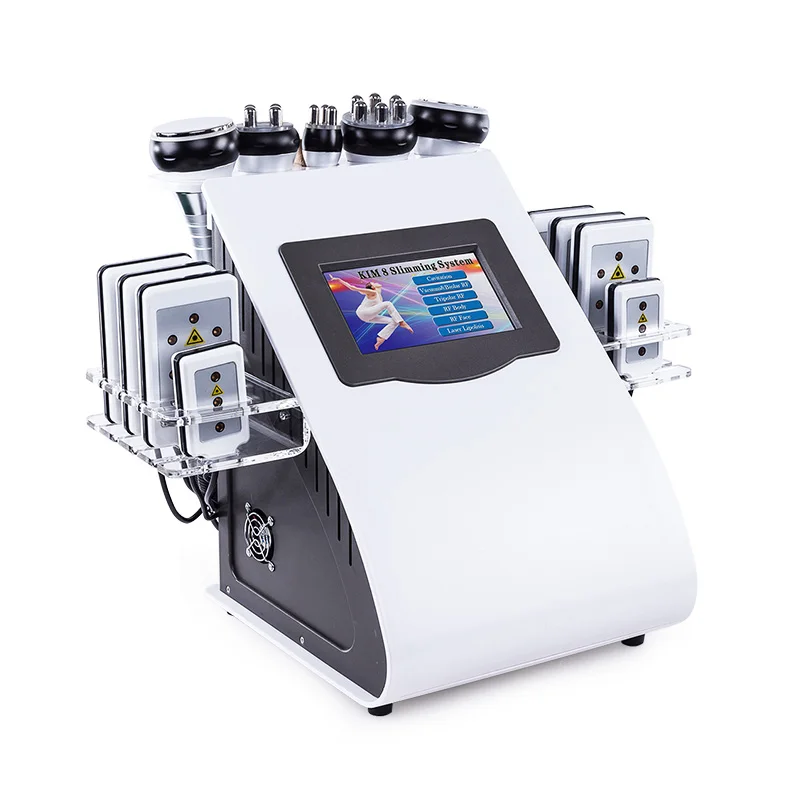 

Premium 6 In 1 Multipurpose Cavitation Machine Ultrasonic Vacuum RF Cellulite Reduction Body Contouring Slimming Massage System