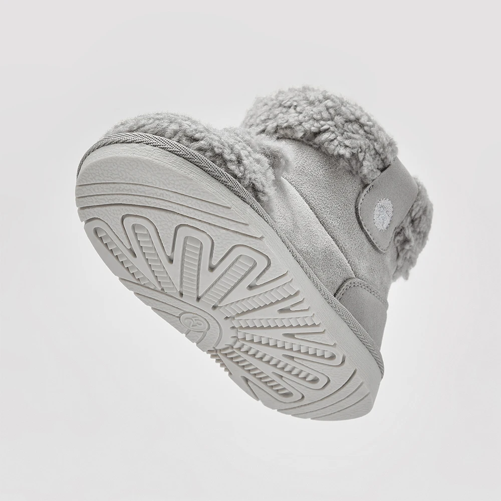 Dave Bella Children Snow Boots Winter Girls Boys Soft Short Plush Shoes Kids' Snow Warm TPR Sole Fashionable Footwear DB4254058