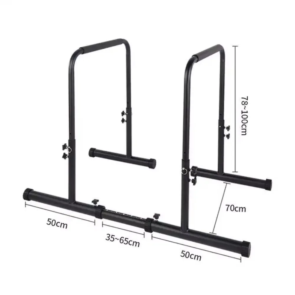 ポータブル家庭用体操平行棒、プルアップ、ディップスタンドステーション、フィットネストレーニング
