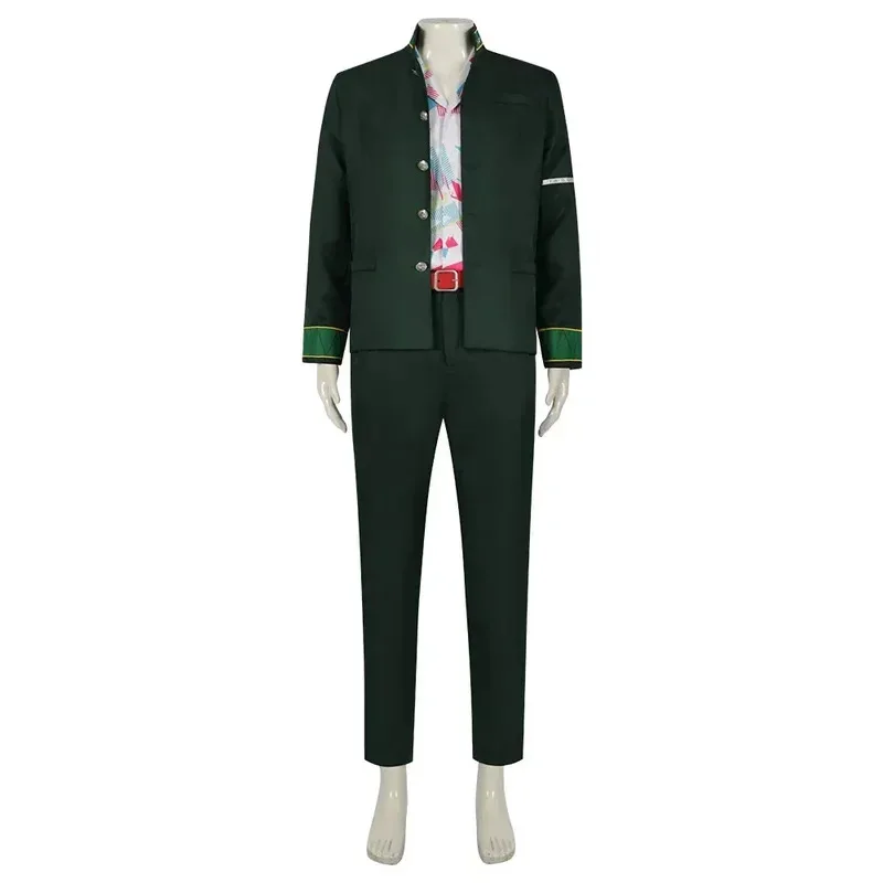 

asdh8@New Anime WIND BREAKER Kiryu Mitsuki Cosplay Costume Men Green Jacket Pants Shirt Suit School Uniform Halloween Party Clot