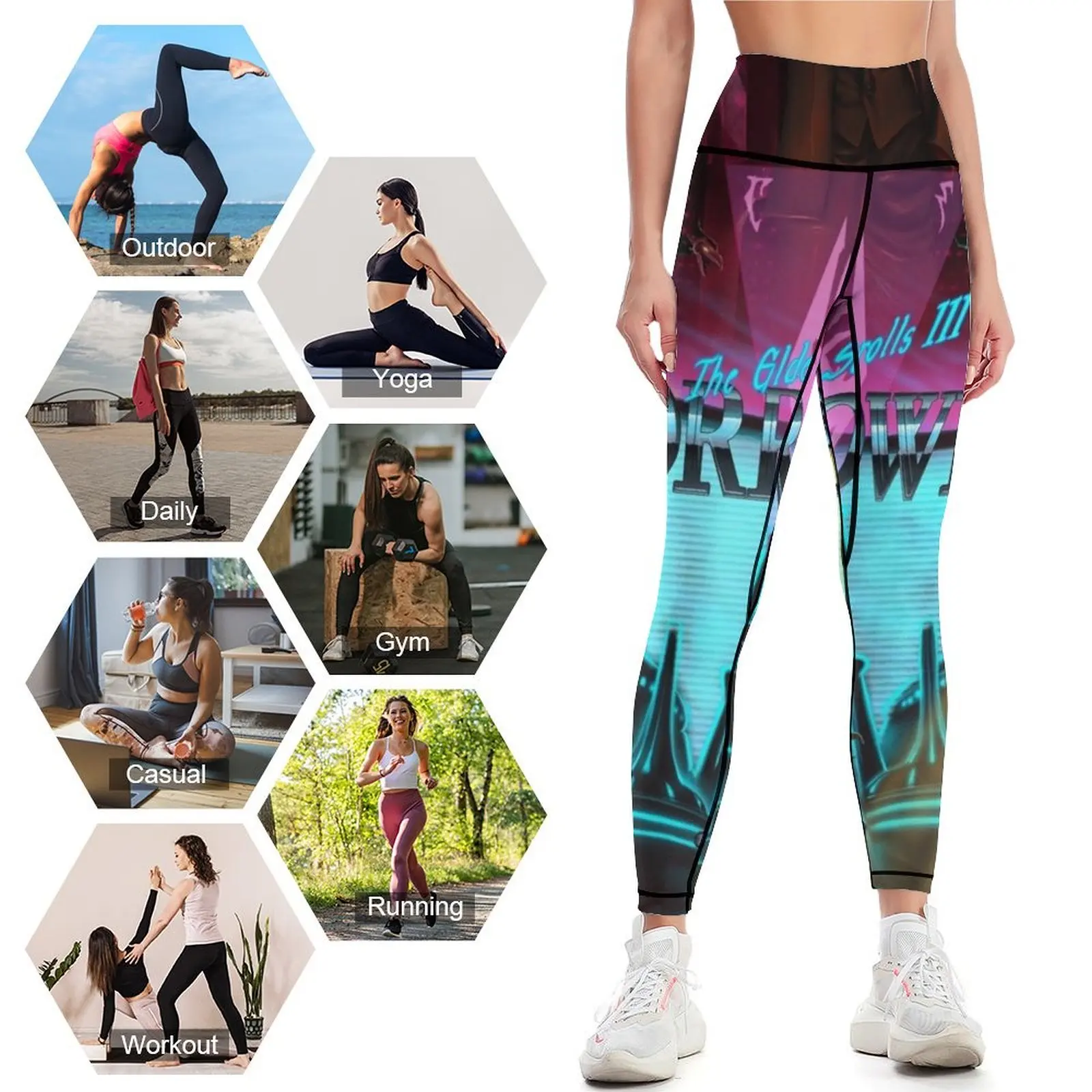 TESIII: Remix Leggings jogging pants joggers for Women's gym Fitness woman Womens Leggings image 4