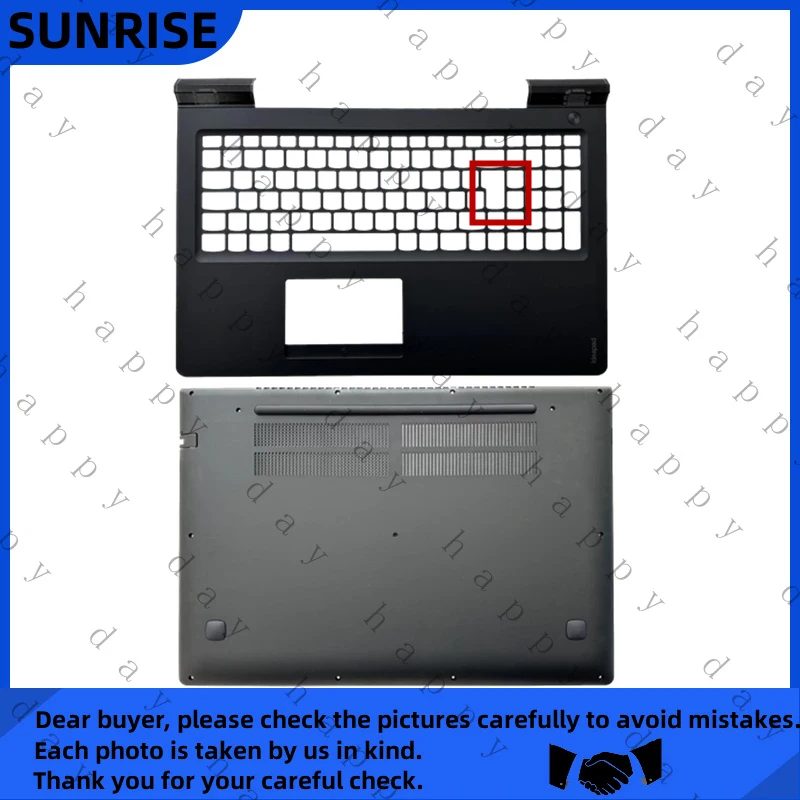 

Y+ Y+ New For Lenovo Ideapad 700-15ISK E520-15 Upper Case Palmrest / Bottom Base Cover