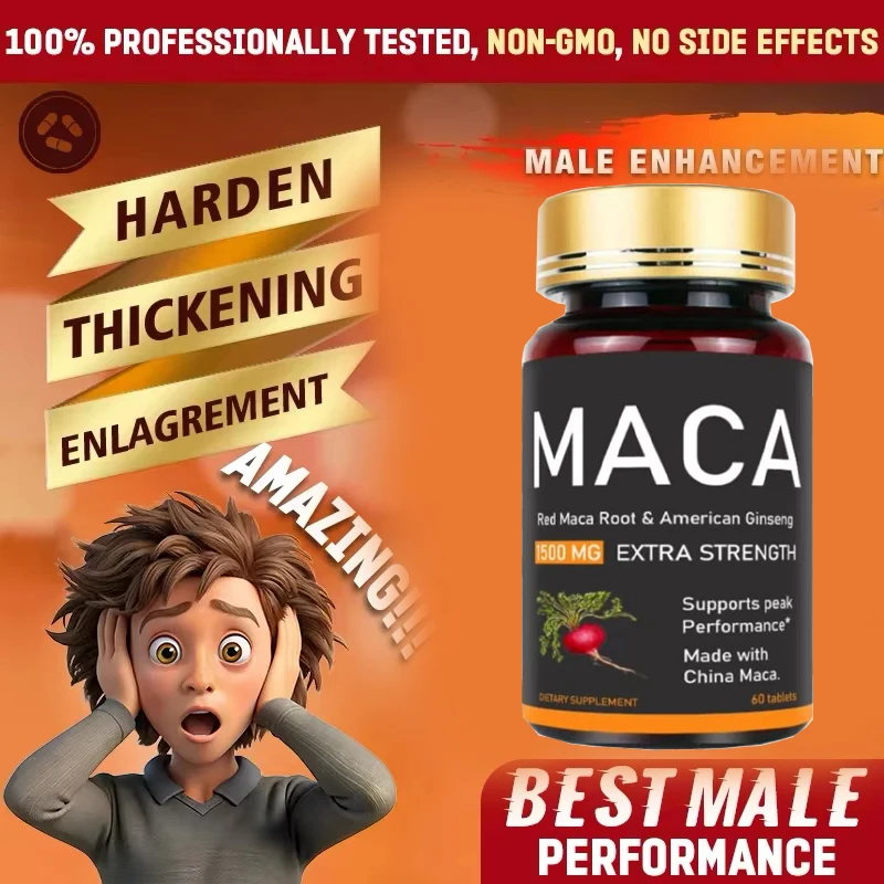 

Maca Pill, increase size, hardness, improve strength, thicken, relieve fatigue, natural, maca, ginseng.