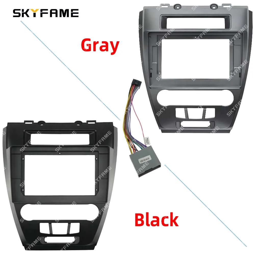 

SKYFAME Car Fascia Frame Adapter For Ford Fusion Mondeo Mustang 2009-2012 Android Radio Audio Dash Fitting Panel Kit