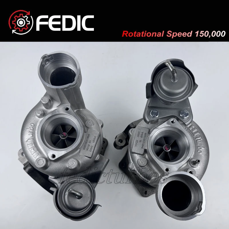 Twin Turbocharger RHF5H VVQ1 VVQ2 turbine full turbo 94812301556 for Porsche Cayenne 4.5 9PA 331 Kw 450 HP 948 2004-2007