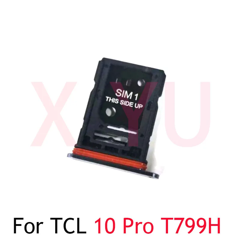 Soket adaptor pemegang Slot kartu SIM, dudukan Slot kartu SIM untuk TCL 10L T770H T770B 10 Plus T782H 10 5G T790H 10 Pro T799H REVVL 5G T790W