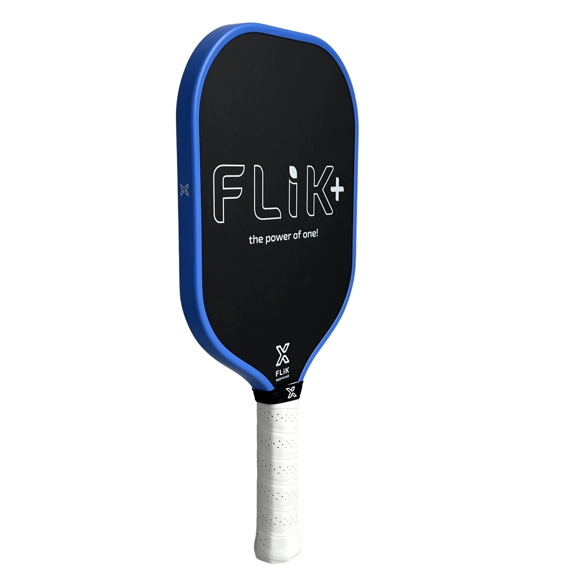 FLIK+ T700 Pagaia per pickleball in fibra di carbonio, superficie strutturata, nucleo di alimentazione ai polimeri 14 mm, forma a corpo largo, potenza e controllo bilanciati