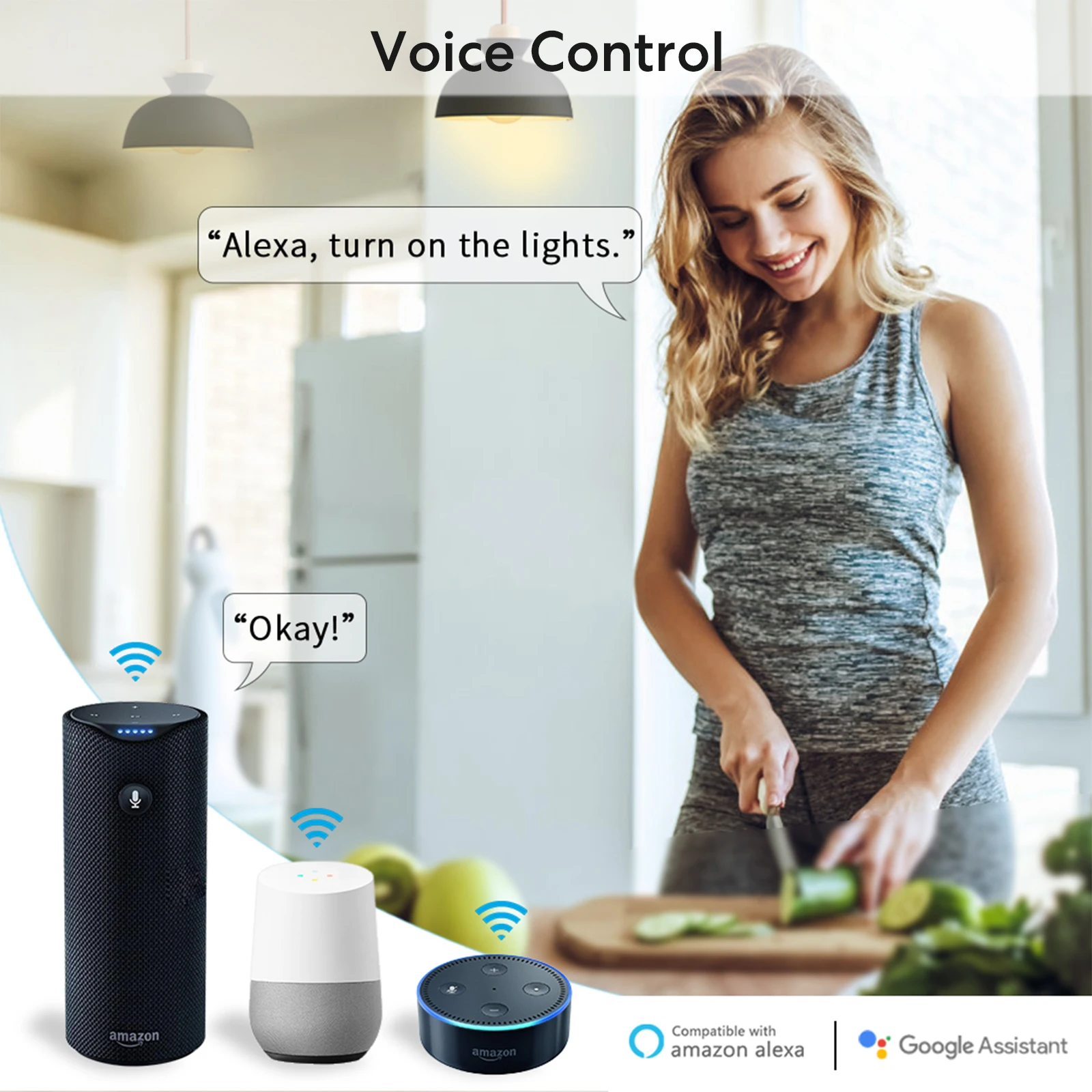 Tuya ZigBee/Wi-Fi Wireless Switch-Relaismodul 2-Wege-Steuerung 16A Sprachsteuerung von Google Alexa