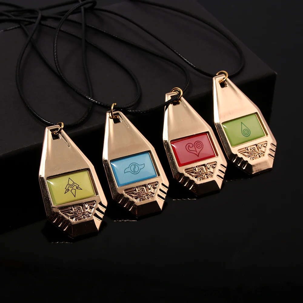 Digimon Adventure Necklace Tag & Crest Emblem Digivice Badge Pendant Necklace Digital Monster Evolution Collection Gift image 5