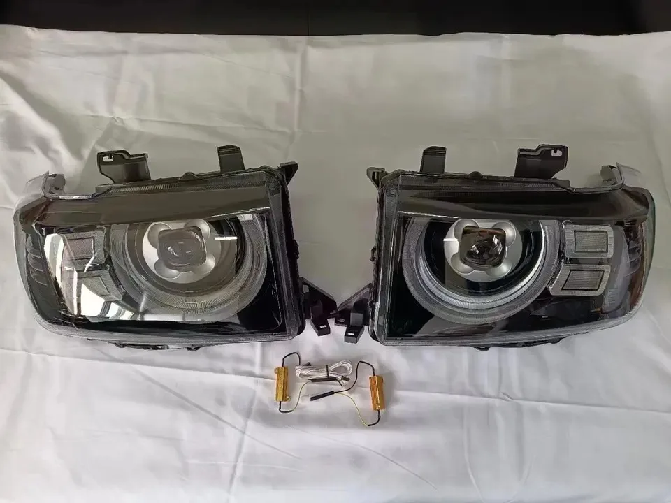 led car headlights for land cruiser 70 75 76 79 series 2007+    head lamp 4x4