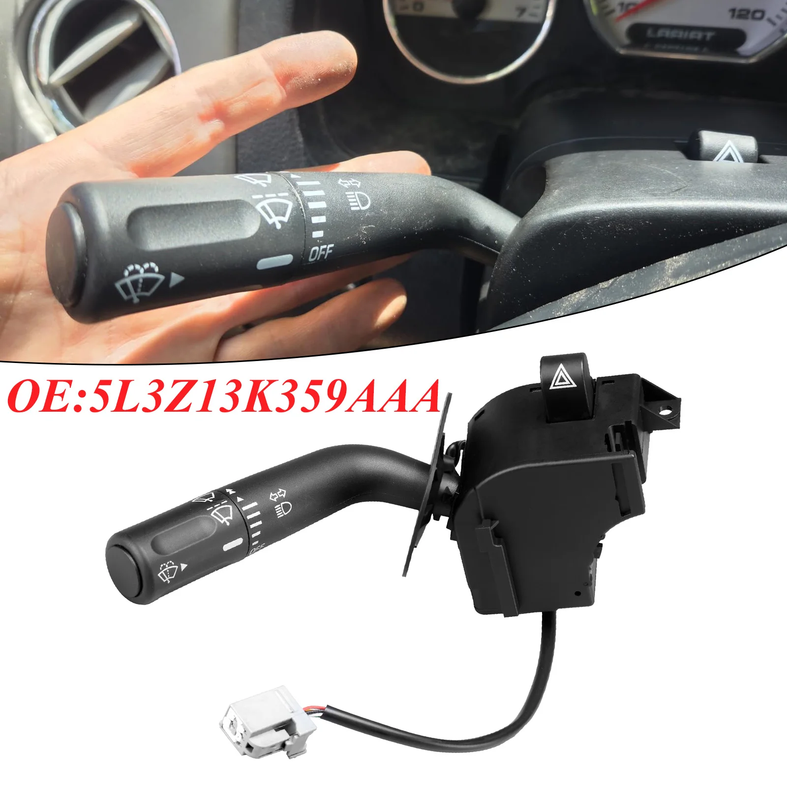 5L3Z13K359AAA 6L3Z13K359AA Turn Signal Wiper Dimmer Combination Multi-Function Switch For Ford F150 2005-08 For Lincoln Mark LT