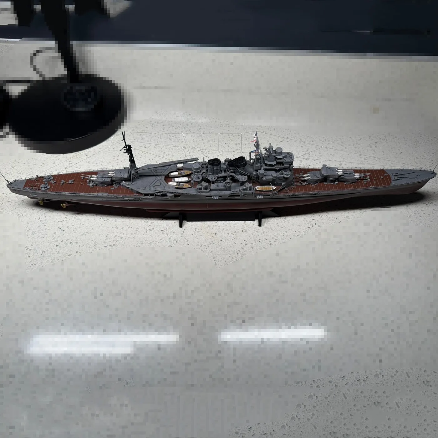 1/350 RCボート 60cm アメリカ重巡洋艦シミュレーション ラジコンボート 四モーターRCボートモデル RTR 大人向けおもちゃ ギフト