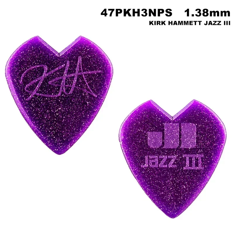 1 PCS Guitar Picks Dunlop Signature Jazz III 1.55mm Guitar Pick Plectrum Mediator Acoustic Electric Guitar Picks