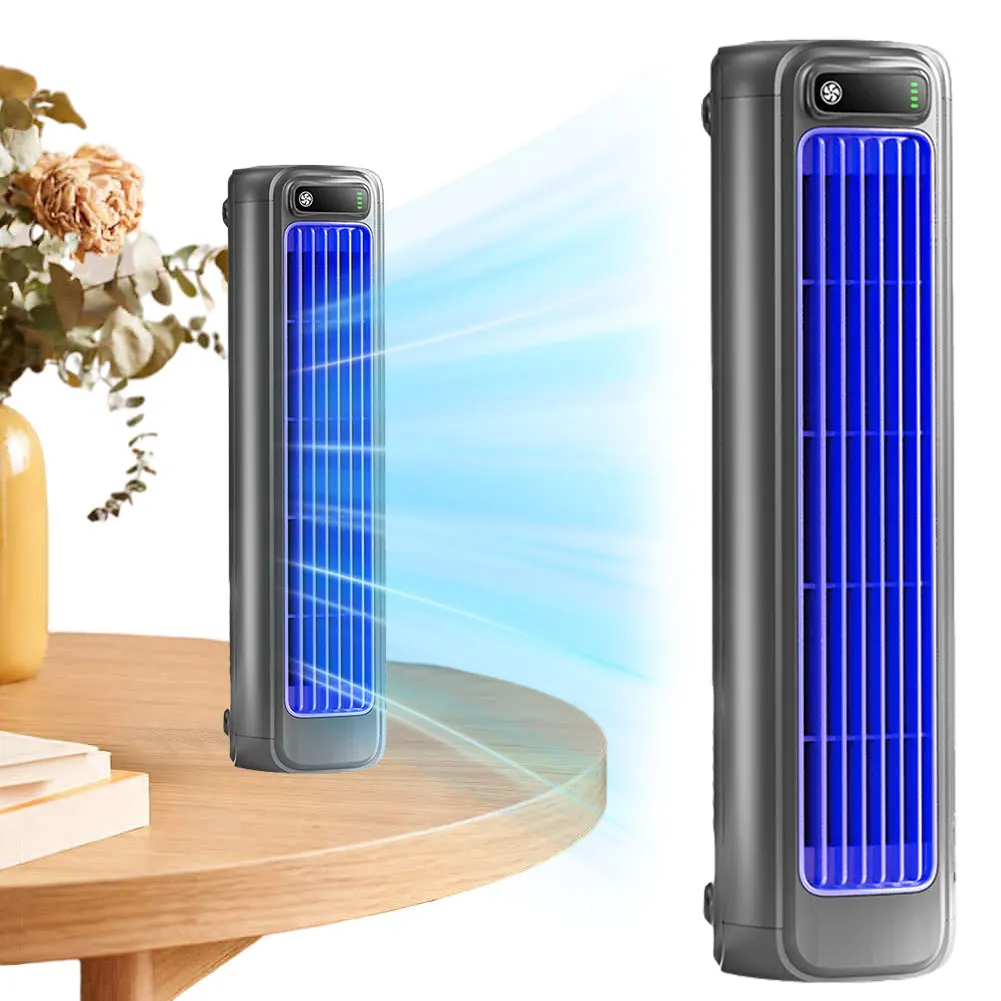 

Portable Tower Fan 3 Speeds Desk Fan Quiet Personal Fan for Bedroom Living Room Office