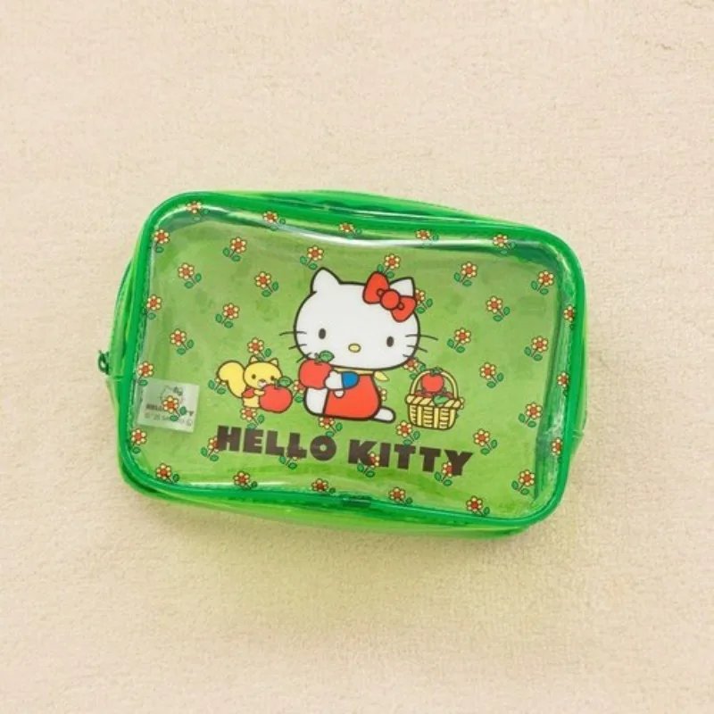 

Hello Kitty Makeup Bag Cute Anime Women Accessories Large Capacity Travel Portable PVC Washroom Storage Toy Girl Gift Wholesale