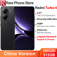 Xiaomi Redmi Turbo 4 256GB/512GB Dimensity 8400-Ultra 50MP+20MP Camera  6.67” 1.5k 2712 x 1220 Display 90W 6550mAh Battery