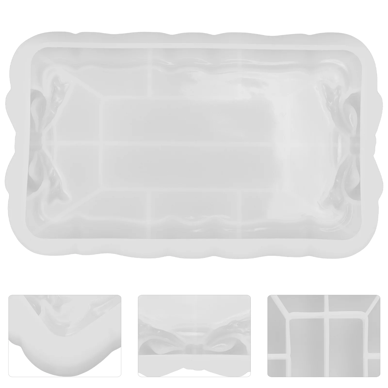 Soak Making Storage Tray Mold Jewelry Resin Molds Silicone Epoxy Large Round Plate