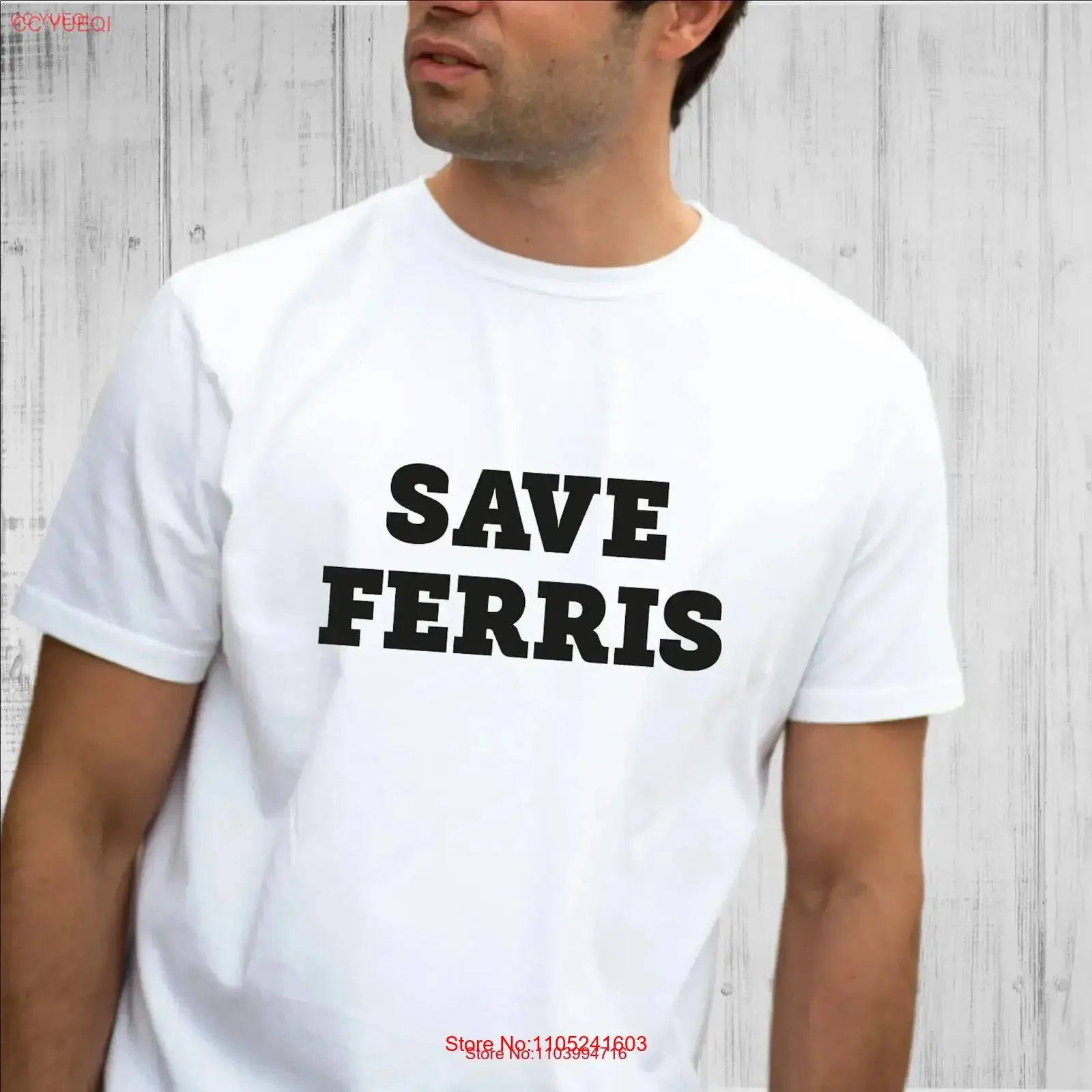 Save Ferris T Shirt Vintage Classic 80's Movie Funny Parody Bueller Bueller's Day Of vintage Washed graphic Stylish Comfortable