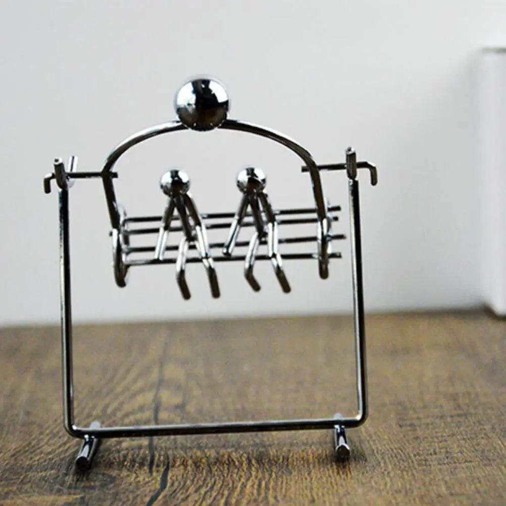 

Small Balancing Tumbler For Desk Decoration Swing Balance Ornament Physics Pendulum Motion Desktop Art Craft Iron