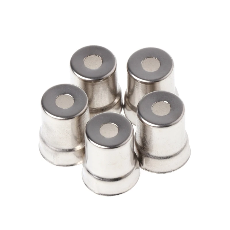 5 ชิ้น/เซ็ตหมวกเหล็กเตาอบไมโครเวฟเปลี่ยนรอบหลุม Magnetron Silver Tone 918D