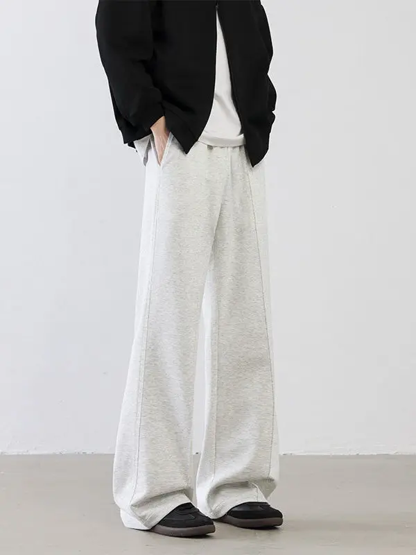 

Мужские повседневные брюки TANGZ STUDIO из смесового хлопка и полиэстера, прямого кроя, свободные, удобные для повседневной носки, весенний сезон