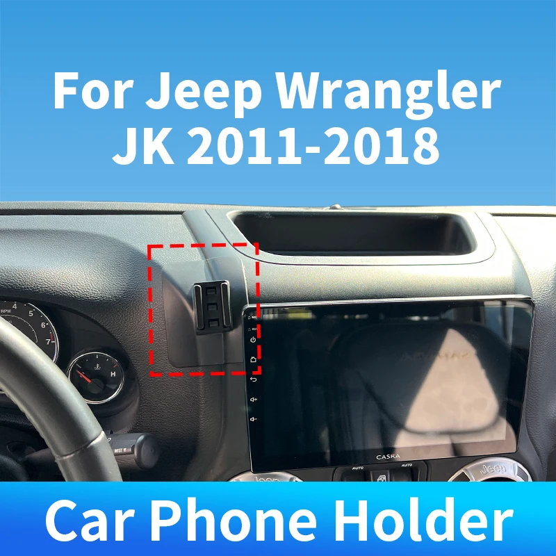 

Car Phone Holder Special Fixed Bracket Base Wireless Charger For Jeep Wrangler JK 2011-2018 For Car Auto Interior Accessories