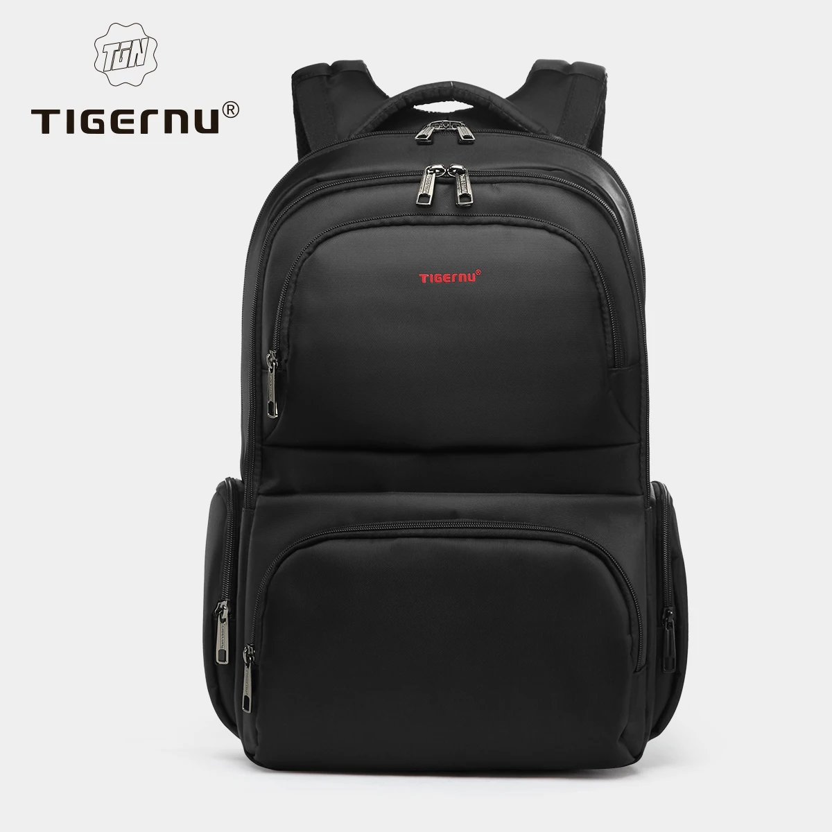 Tigernu Urban Travel Men Laptop Backpack Water Repellent Custom Suspension Zipper Ergonomic For Business Outdoor Commute