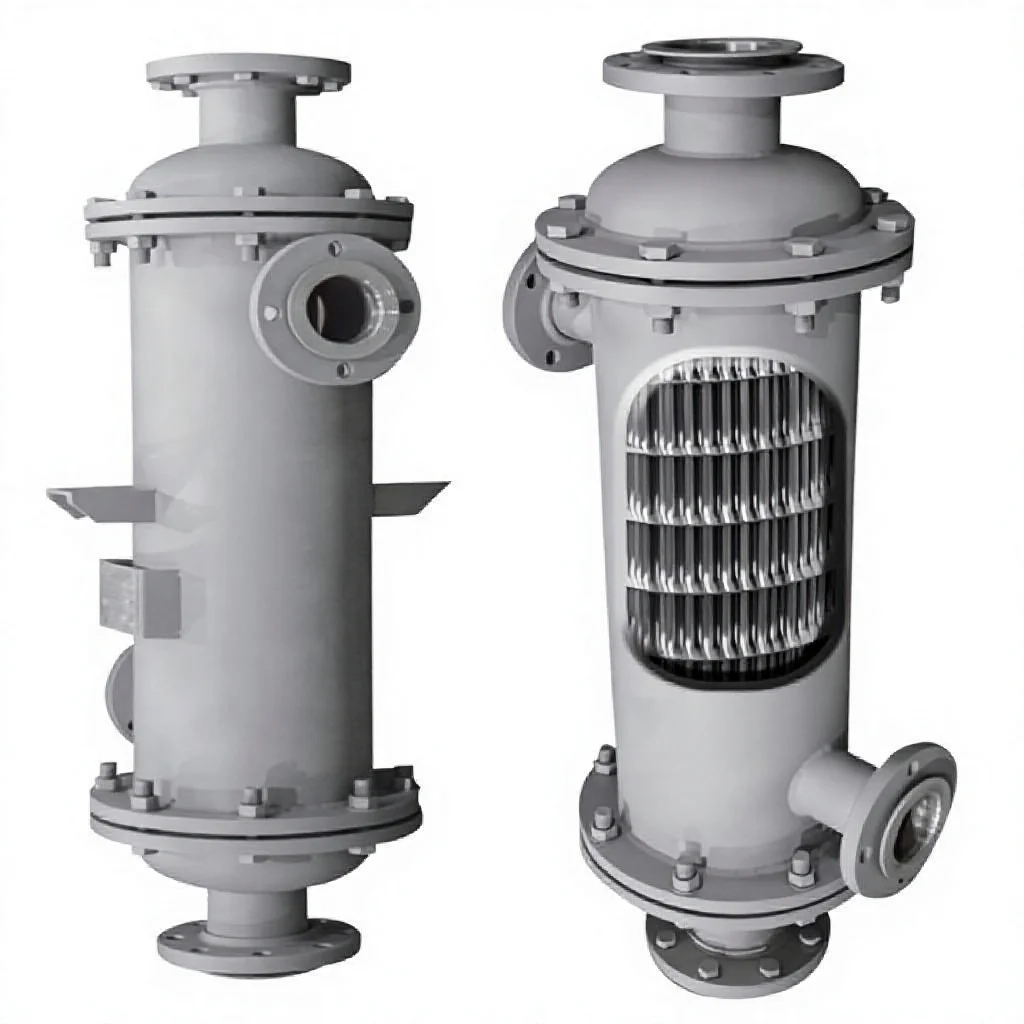 Copper Core Automatic Eco-Friendly Oil Cooler with Copper Tube Bundle for Air Compressor Turbo Compressor Lubricating Systems