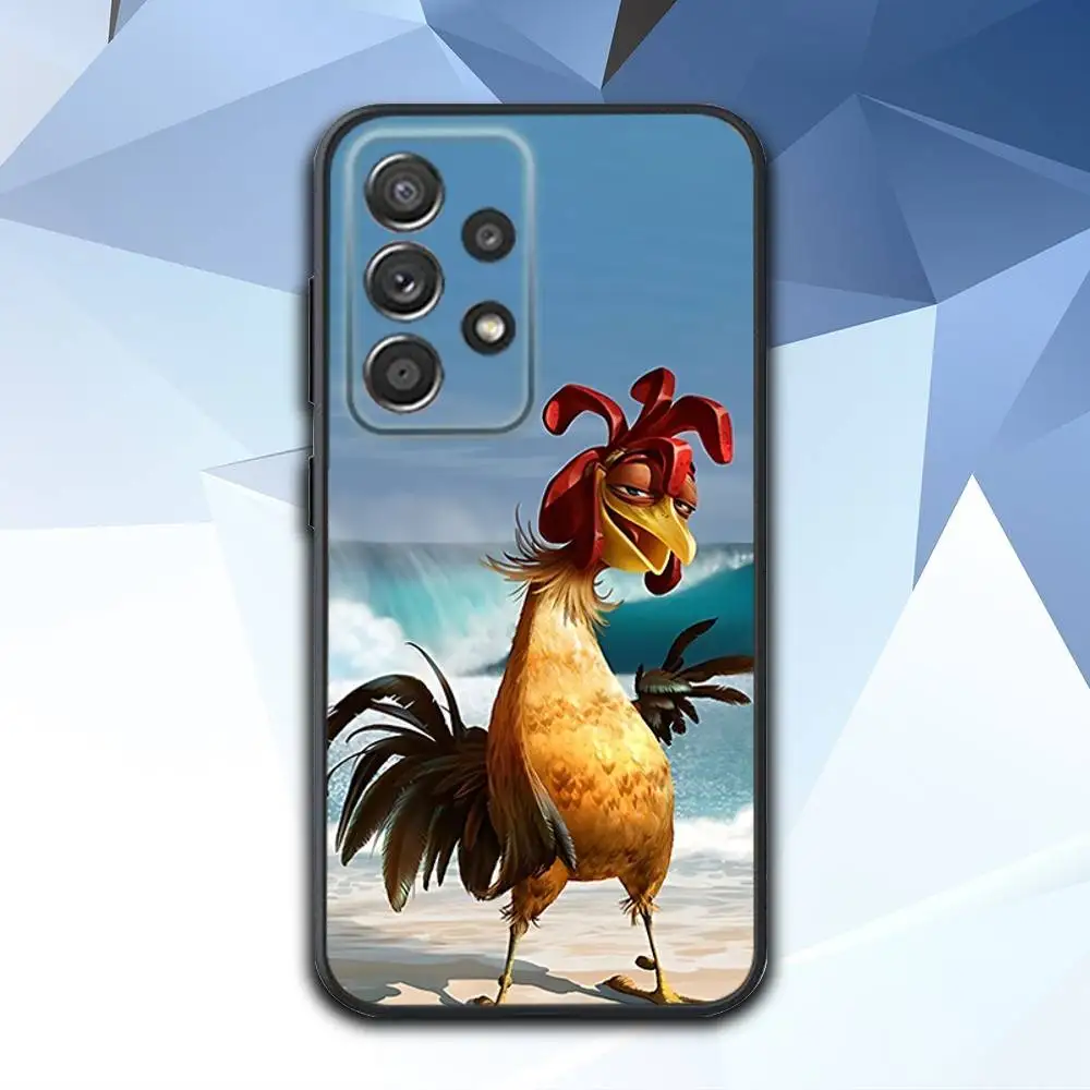 حافظة هاتف لهاتف سامسونج S 25,24,23,22,30,21,10,9,Ultra,Plus,Lite,FE,4,5G حافظة ناعمة J-Joao F-Frango Chicken باللون الأسود