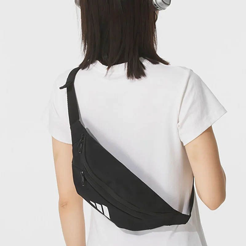 Adidas Fanny Pack Recycled Fabric Adjustable Waist Strap Outdoor Running Travel Chest Bag JM7155
