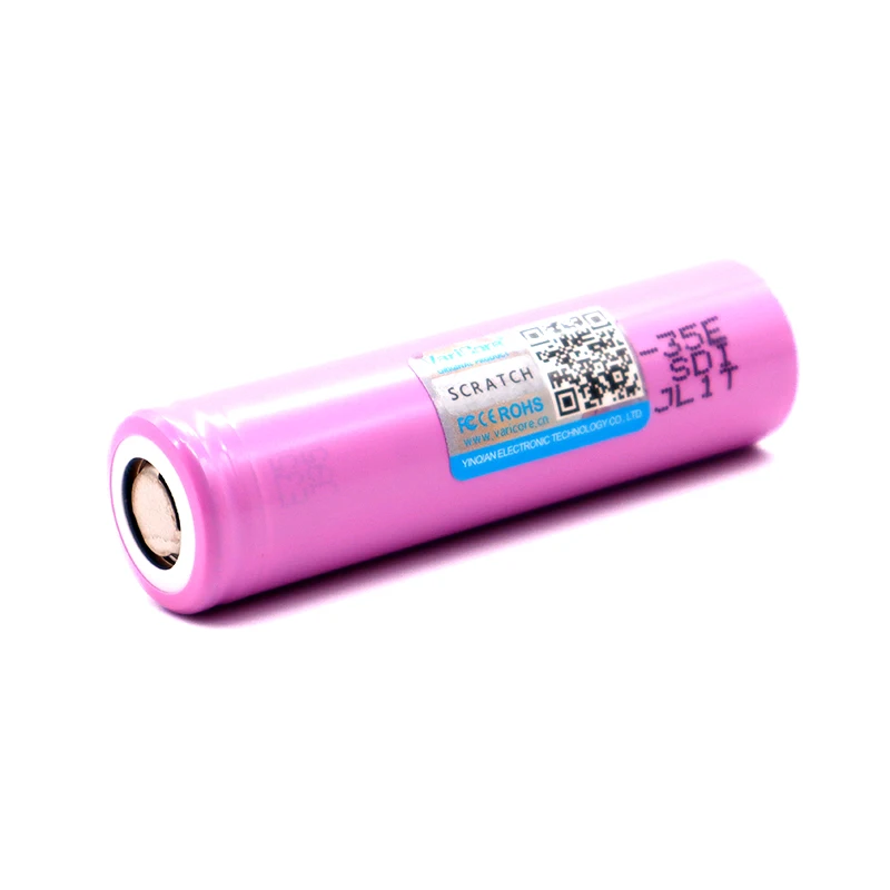 VariCore Original INR18650-35E 3.7V 3500mAh Max 13A batterie de décharge pour batteries de lampe de poche