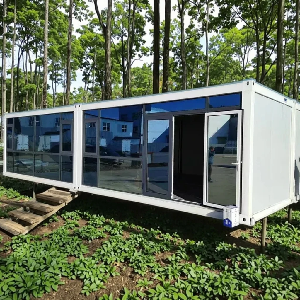 Office  hotel 40 FT  Prefab Shipping Container House Stainless Steel living container  home  villa   office  hotel