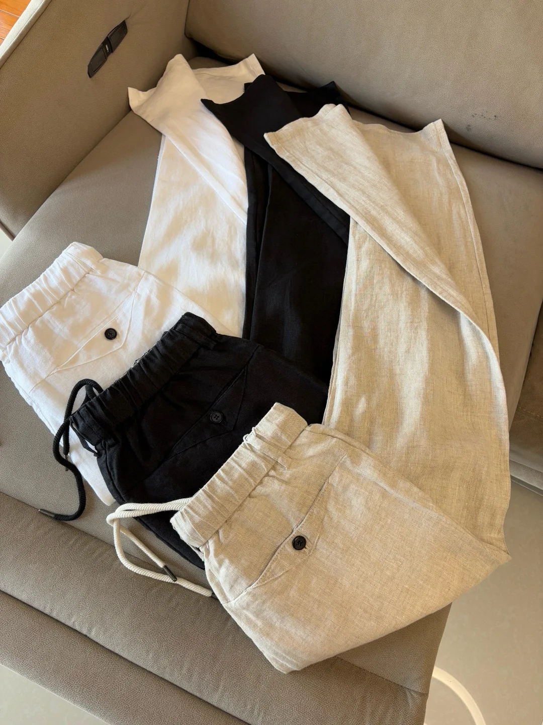 

Мужские повседневные брюки ntleman, льняные прямые брюки Busin Sle, ранняя осень, новая мода, со средней талией, на молнии Fly Faionable Ci...