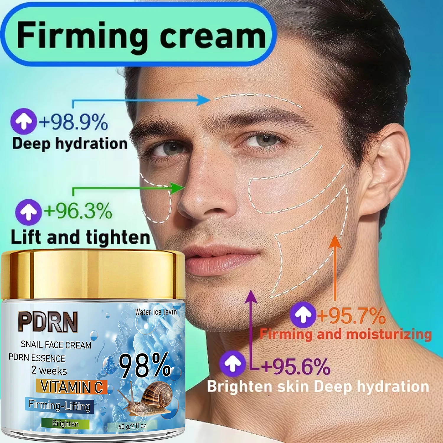 Cream with Retinol, Hyaluronic Acid, Vitamin C & Bee Venom, Firming Moisturizing Anti-aging Brightening Skincare, Hot Sale