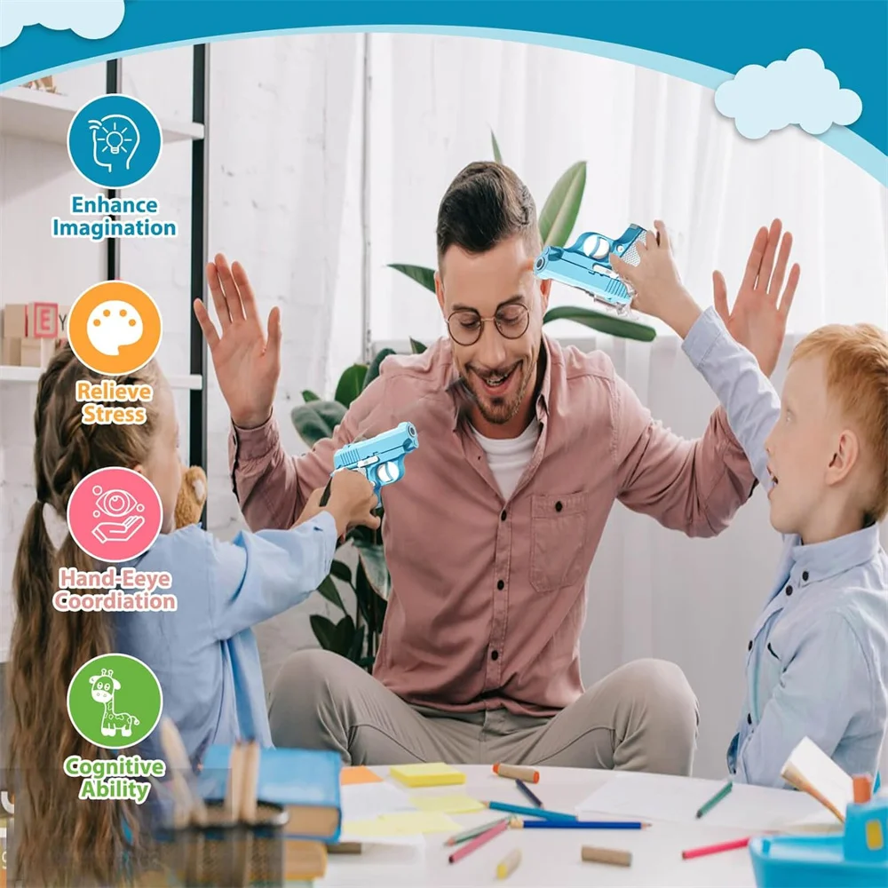 1911 Małe pistolety do druku 3D Mini pistolety antystresowe dla dzieci i dorosłych Nadaje się do łagodzenia ADHD, zabawy na stres