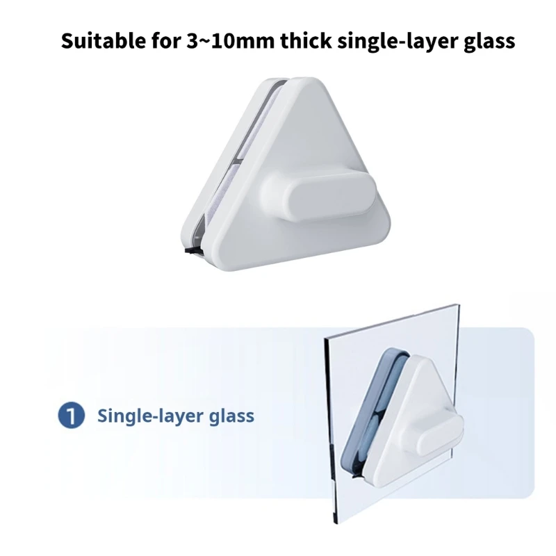 Leistungsstarkes magnetisches Glasreiniger-Fensterreinigungswerkzeug für den Innen- und Außenbereich zur Glasreinigung mit einer – Detail 4