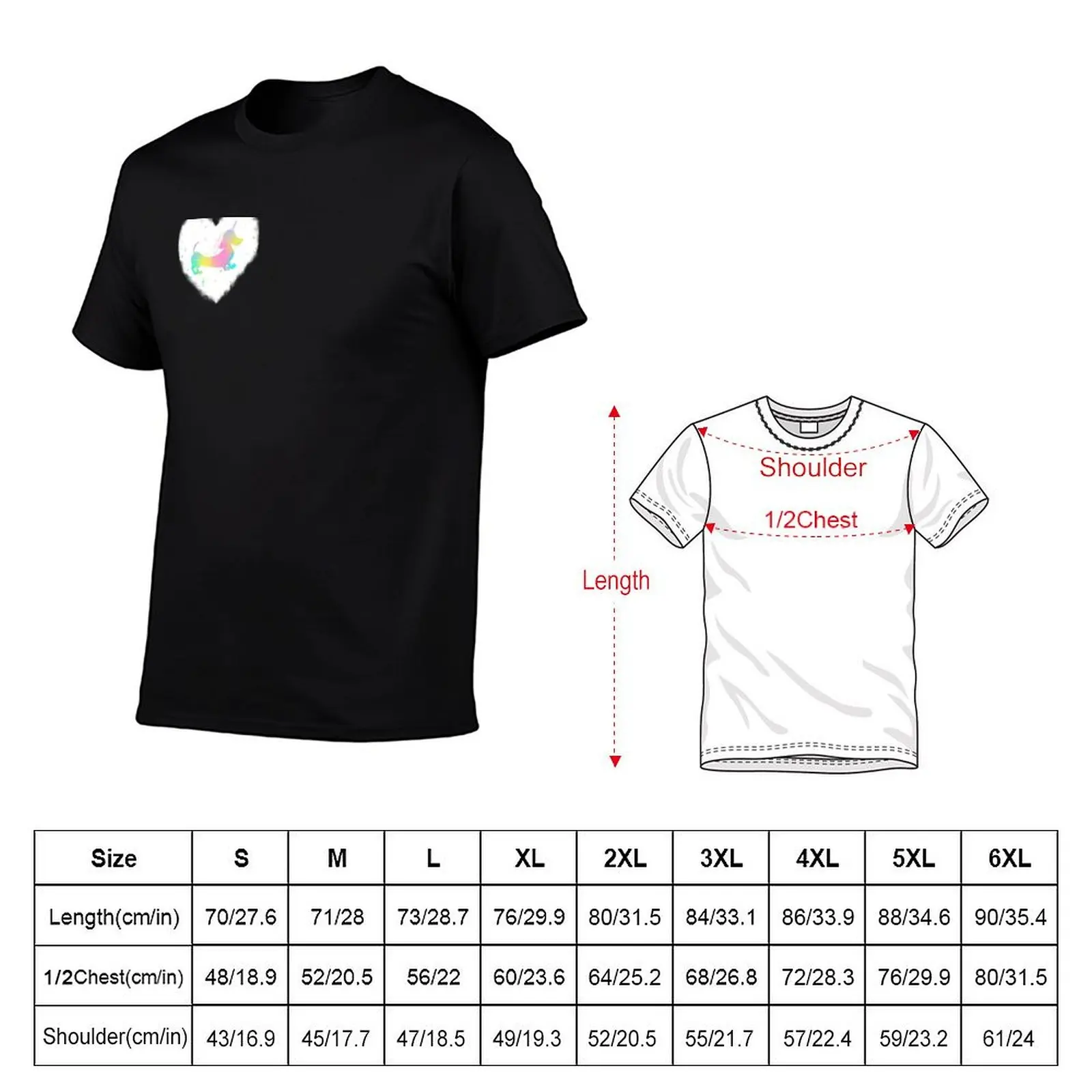 男の高級シャツ魔法のシャツデザイナー t for g man men t ダックスフントユニコーン Tシャツ男の t シャツ Tシャツ