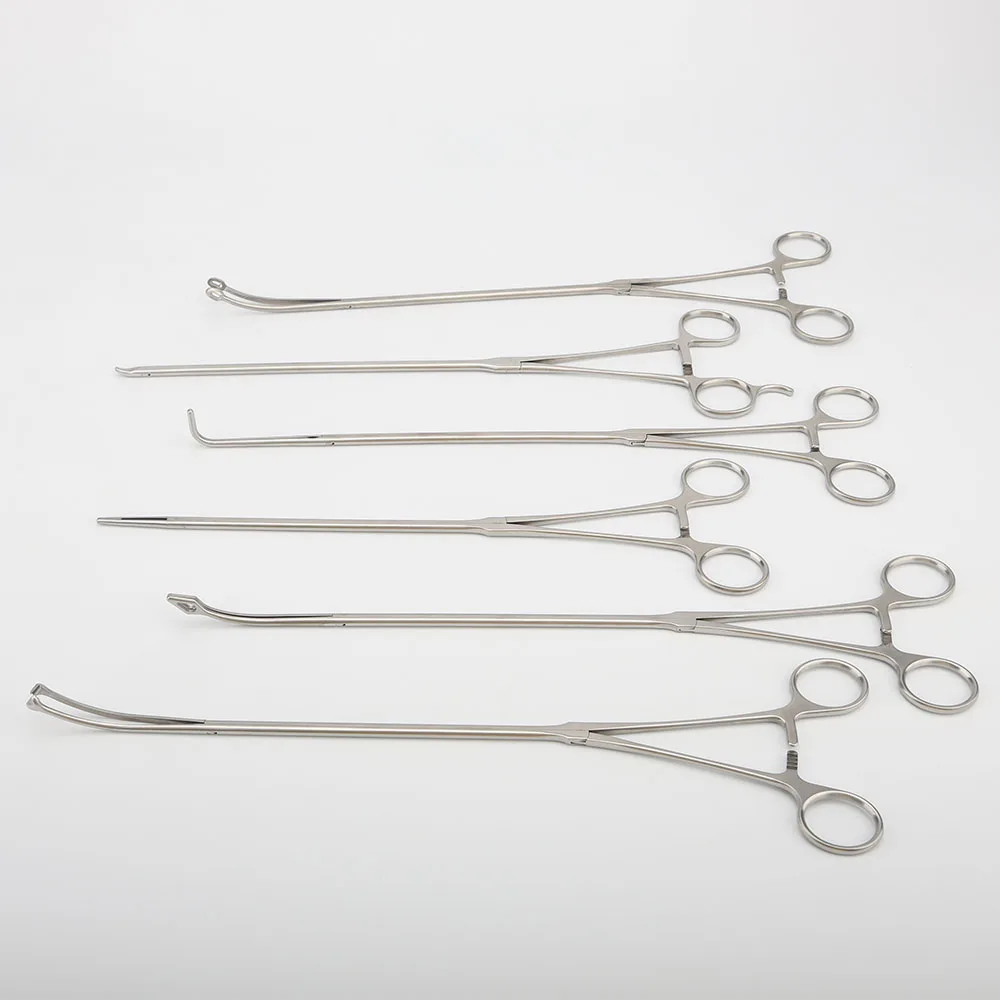 Thoracoscopic Surgical Instruments VATS Tissue Forceps Thoracic Amphiarthrosis/Double joint Allis/Hemostatic / Holder