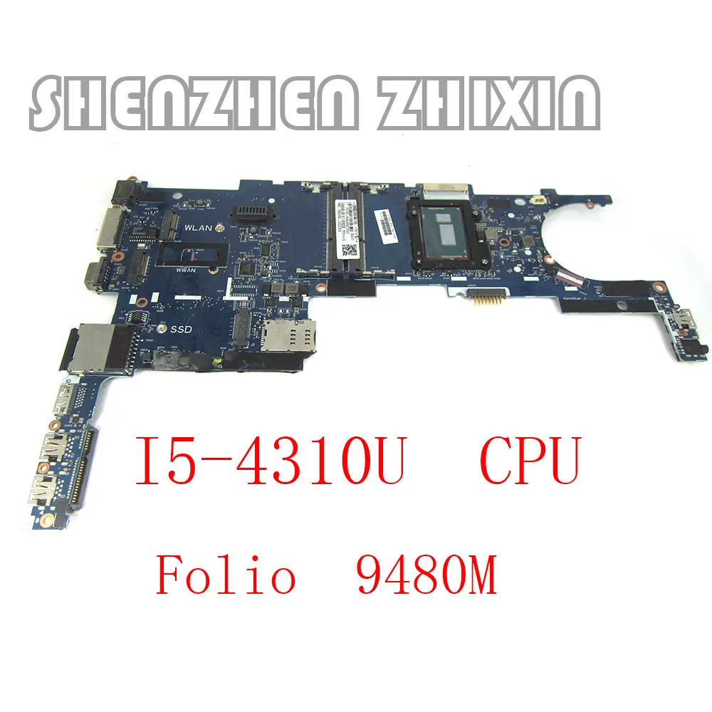 yourui para hp elitebook folio 9480m placa mae do portatil i54310u 769718601 769718501 769718001 hstnn i10c 6050a2648201 mb a02 01