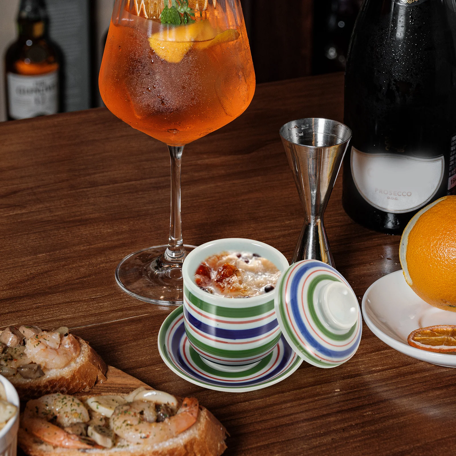 

Ceramic Stew Pot Small Stew Bowl Lidded Soup Serving Bowl Multipurpose Stewing Porridge Kitchen Tableware