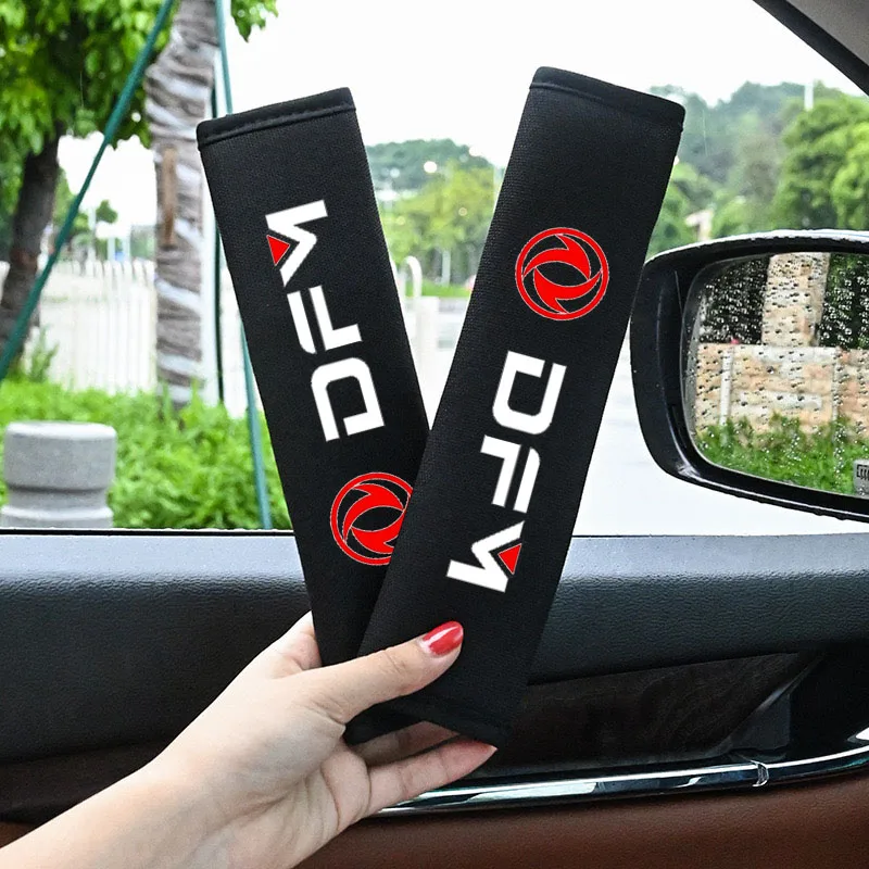 Car Styling Seat Belt Cover Seatbelt Shoulder Strap Protector Pads For Dongfeng DFM AX7 H30 S30 DFSK SX5 SX6  Auto Accessories