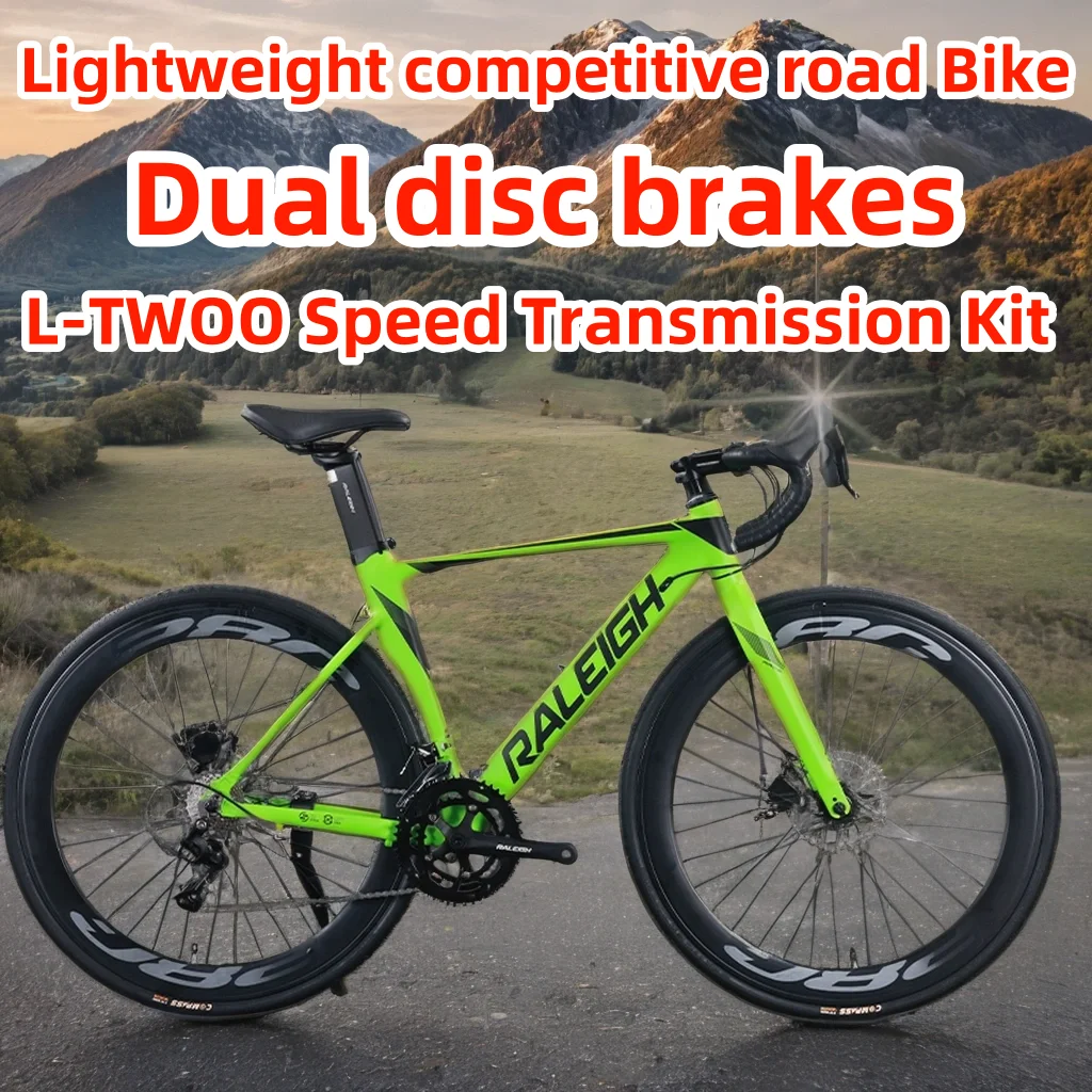 

2025 Competitive Road BIke Lightweight Multi-performance Bicycle Oil Pressure Disc Brake Speed Change Bicicleta 14/16/18 Speed